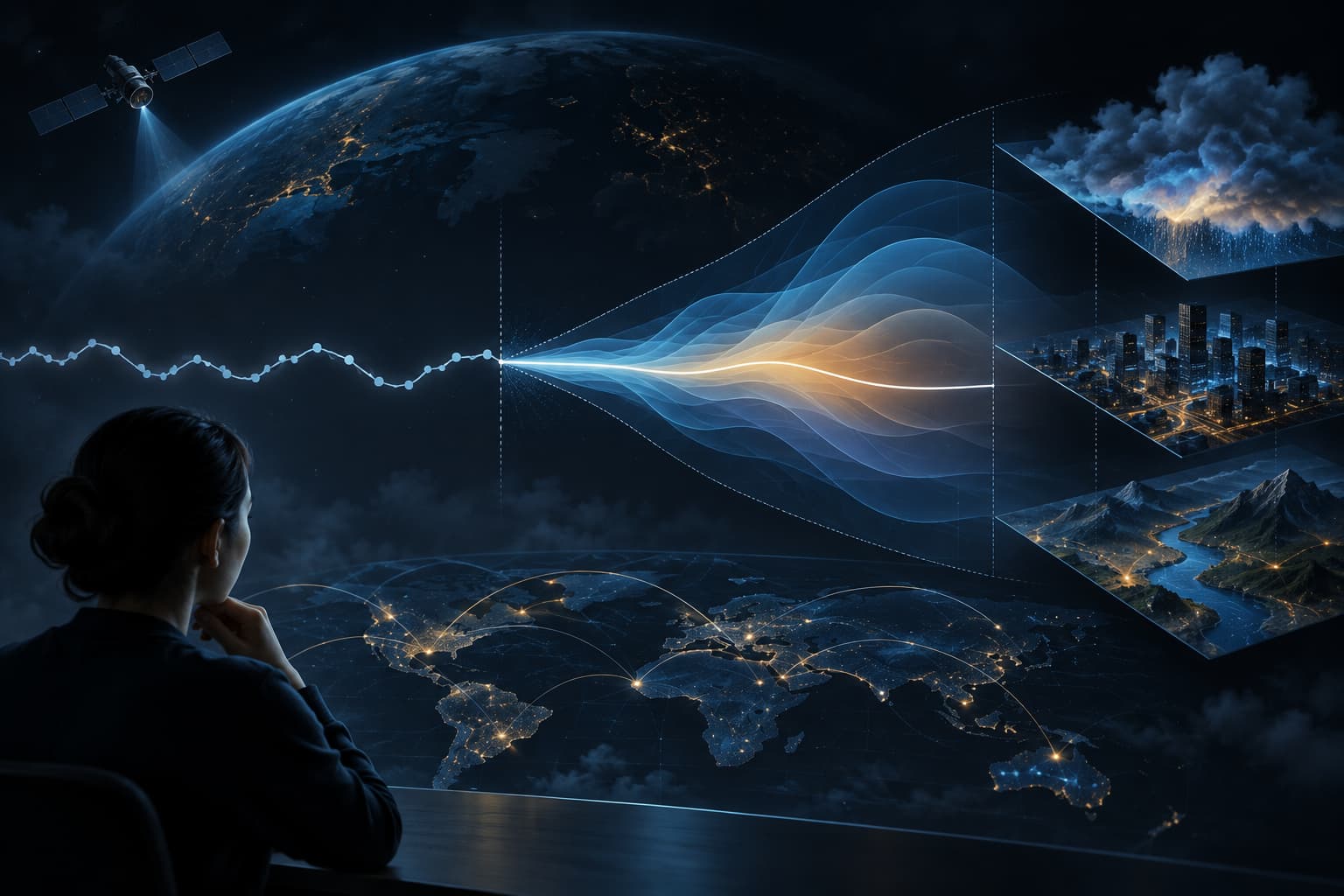 Des intervalles et distributions prédictives rendent l’incertitude visible.