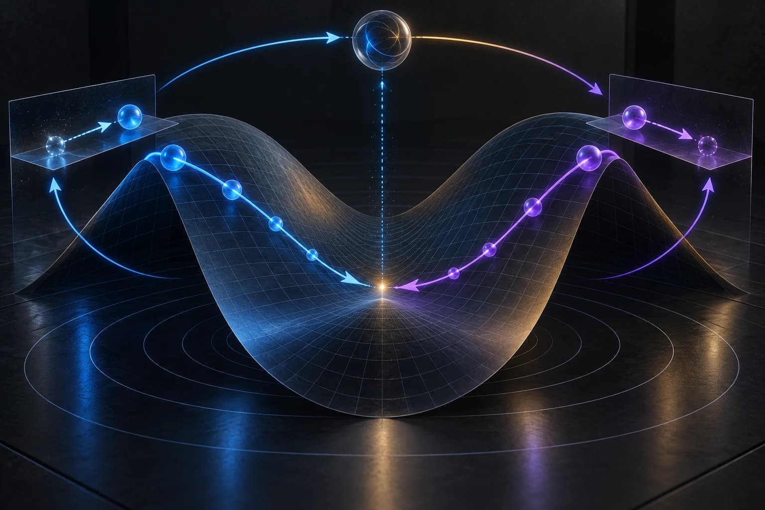 Une méthode extragradient à boucle unique optimise un problème minimax fortement convexe-concave.