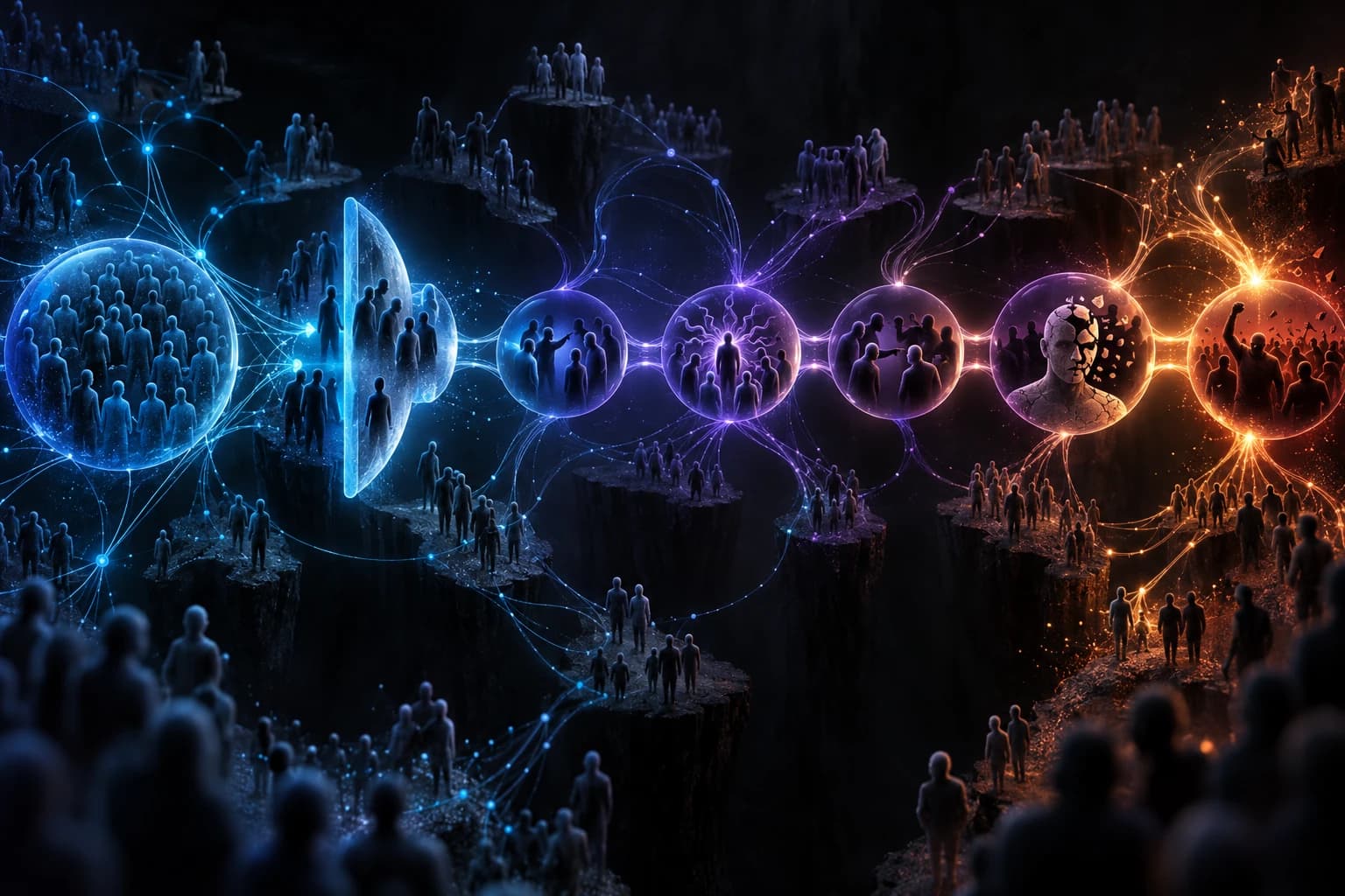 Des messages en réseau révèlent plusieurs mécanismes d’hostilité intergroupe et leur escalade.
