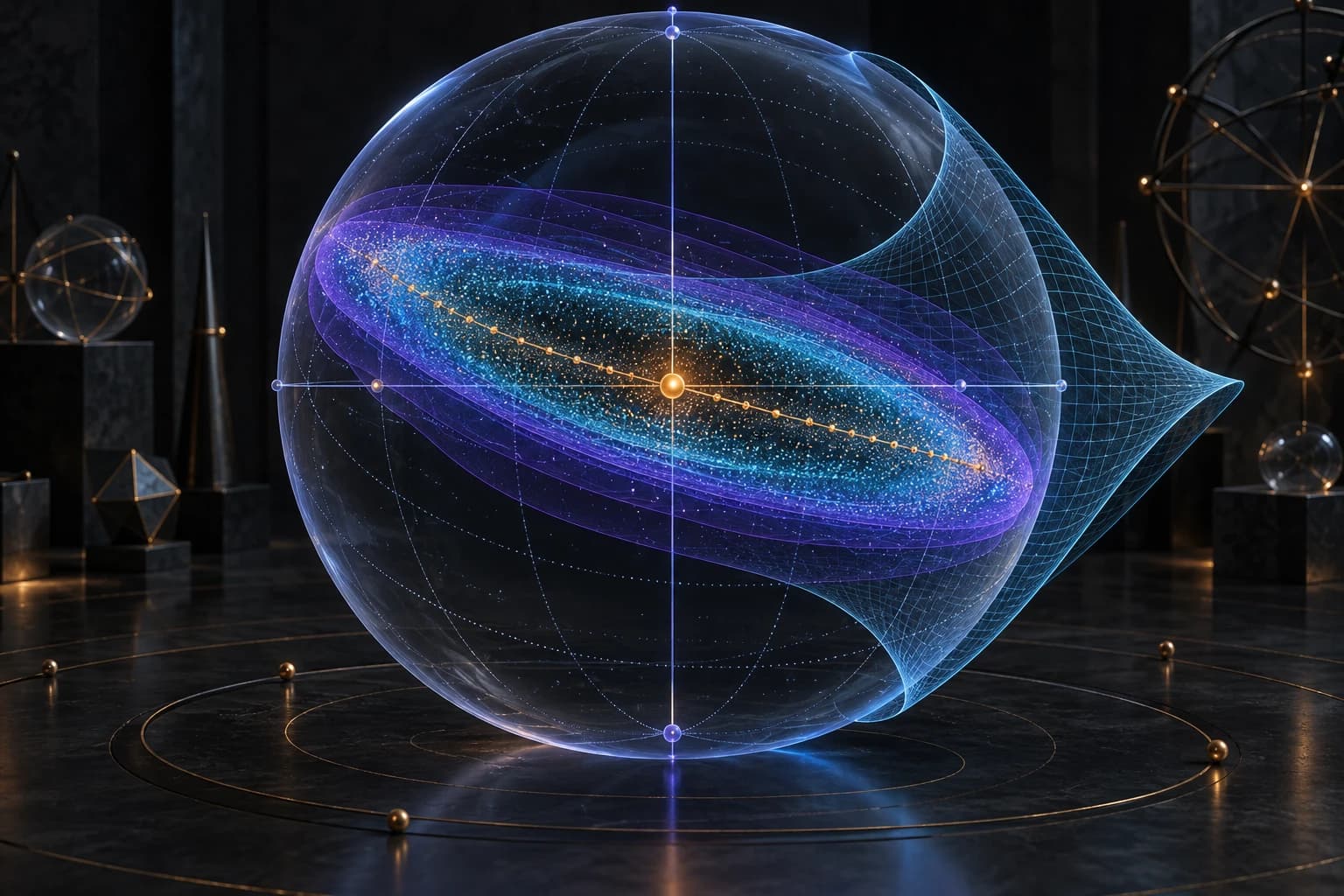 Une géométrie postérieure sphérique relie des approximations TAP à une moyenne bayésienne.