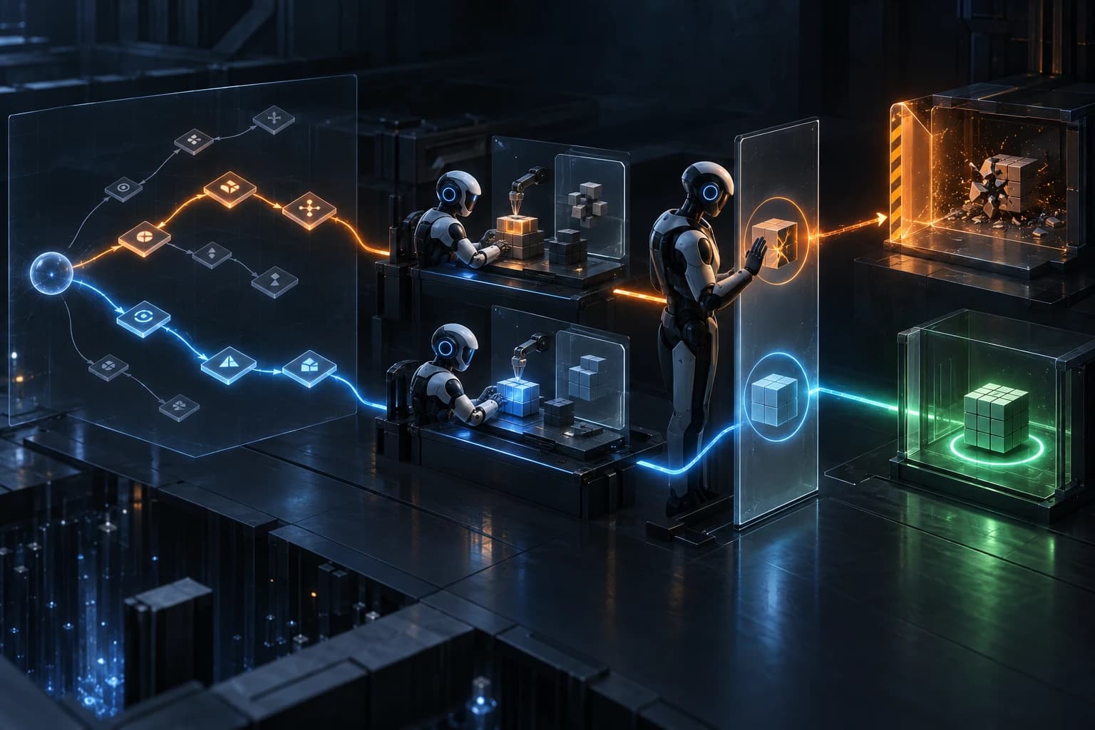Un harness sépare planification, exécution et vérification terminale dans la trace d’un agent.
